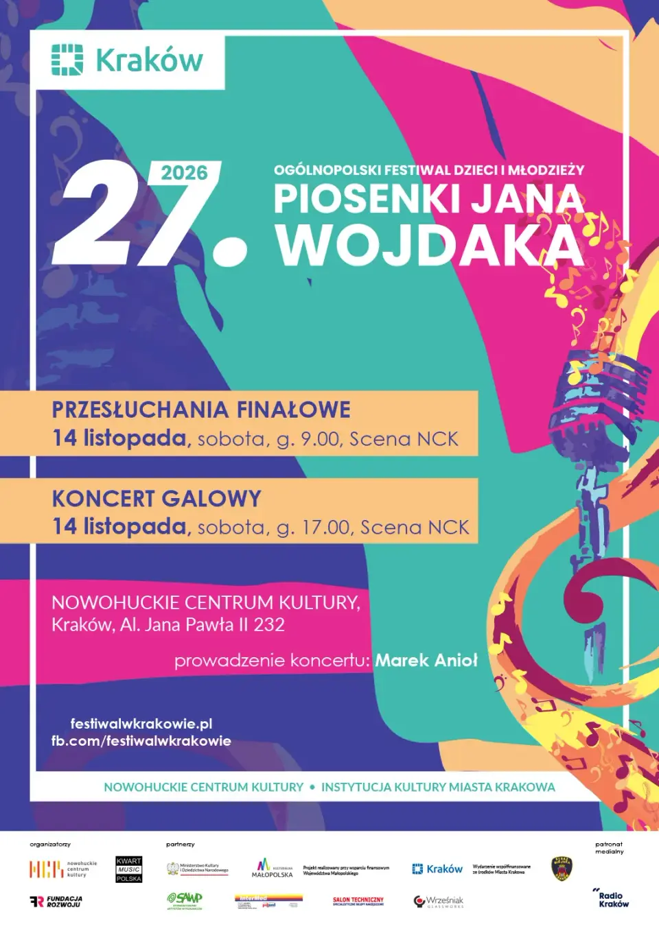 27. Ogólnopolski Festiwal Dzieci i Młodzieży „Piosenki Jana Wojdaka”