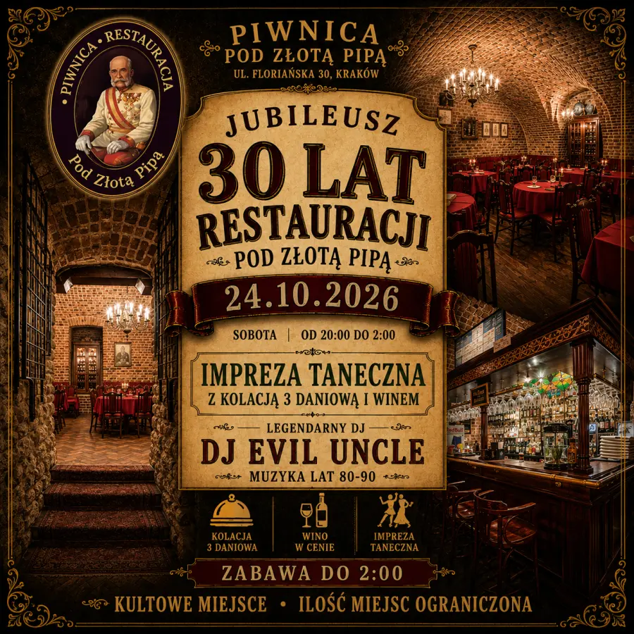 30 Lat Smaku i Dźwięku - Urodzinowa Noc w Stylu Retro