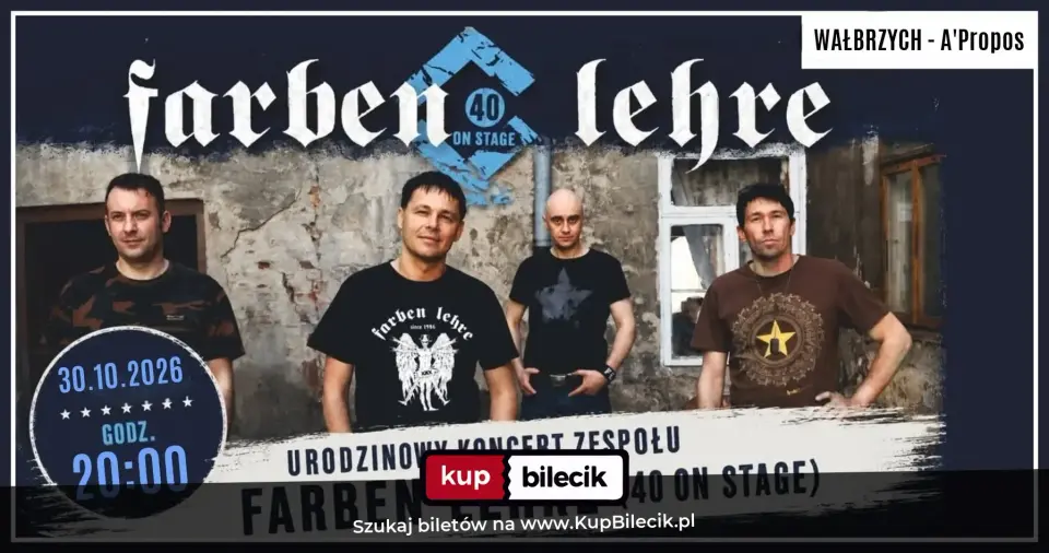 40 lecie FARBEN LEHRE + support