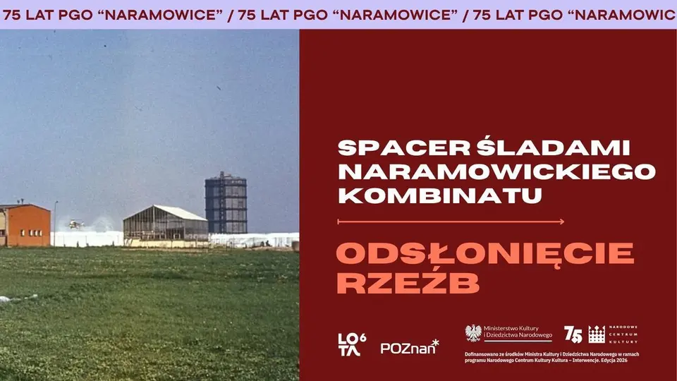 75-lecie Kombinatu Naramowice - odsłonięcie rzeźb i spacer sentymentalny