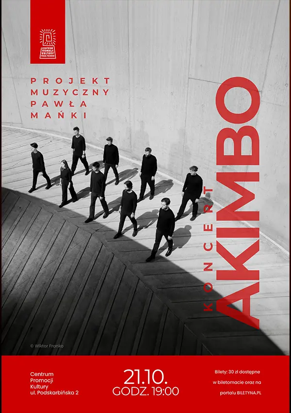 AKIMBO. Koncert zespołu Pawła Mańki gitarzysty, kompozytora, lidera nominowanego do Fryderyka zespołu Semiotic Quintet.