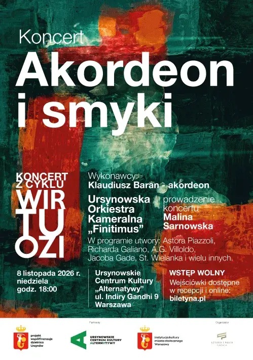 „Akordeon i smyki” koncert z cyklu „Wirtuozi”