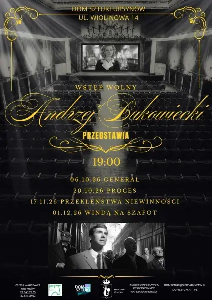 „Andrzej Bukowiecki przedstawia” – spotkania z klasyką kina: „Przekleństwa niewinności”