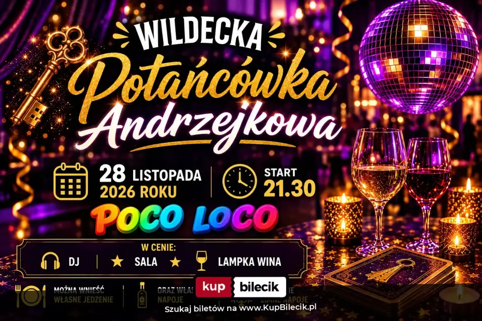 Andrzejki 2026 – Andzrejkowa Patańcówka Wildecka