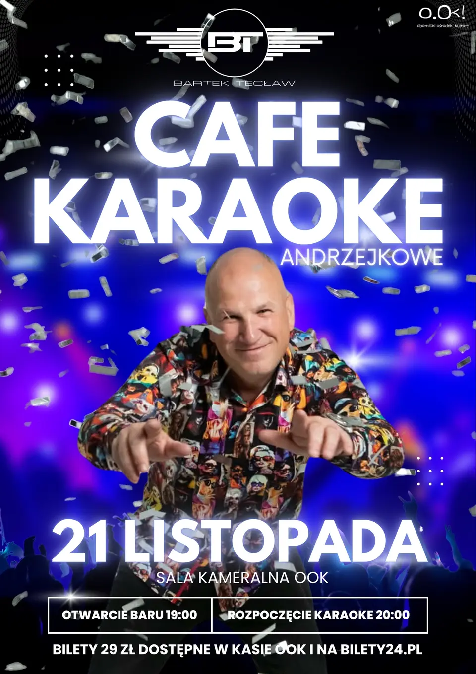 ANDRZEJKOWE CAFE KARAOKE Z BARTKIEM TECŁAWEM