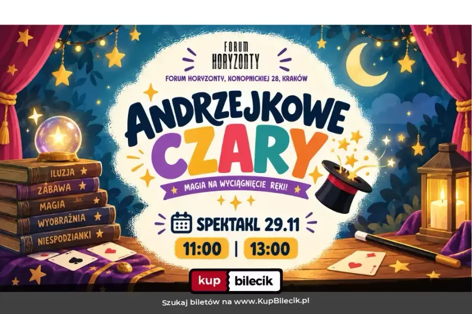 Andrzejkowe czary – Niezwykły pokaz iluzji dla dzieci