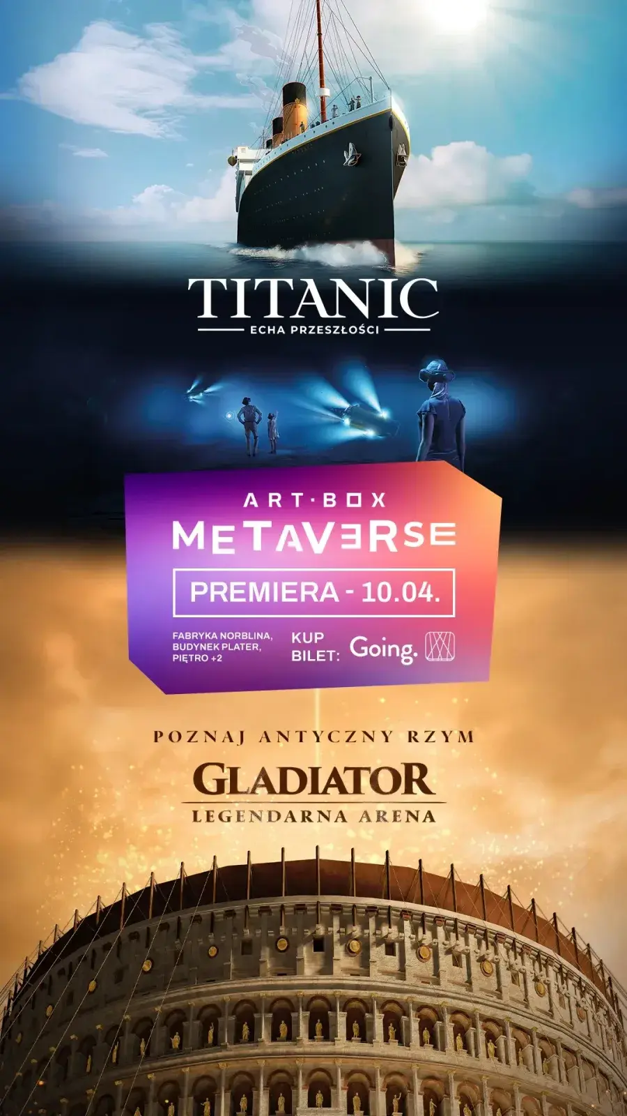 Art Box Metaverse – Gladiator/ Titanic