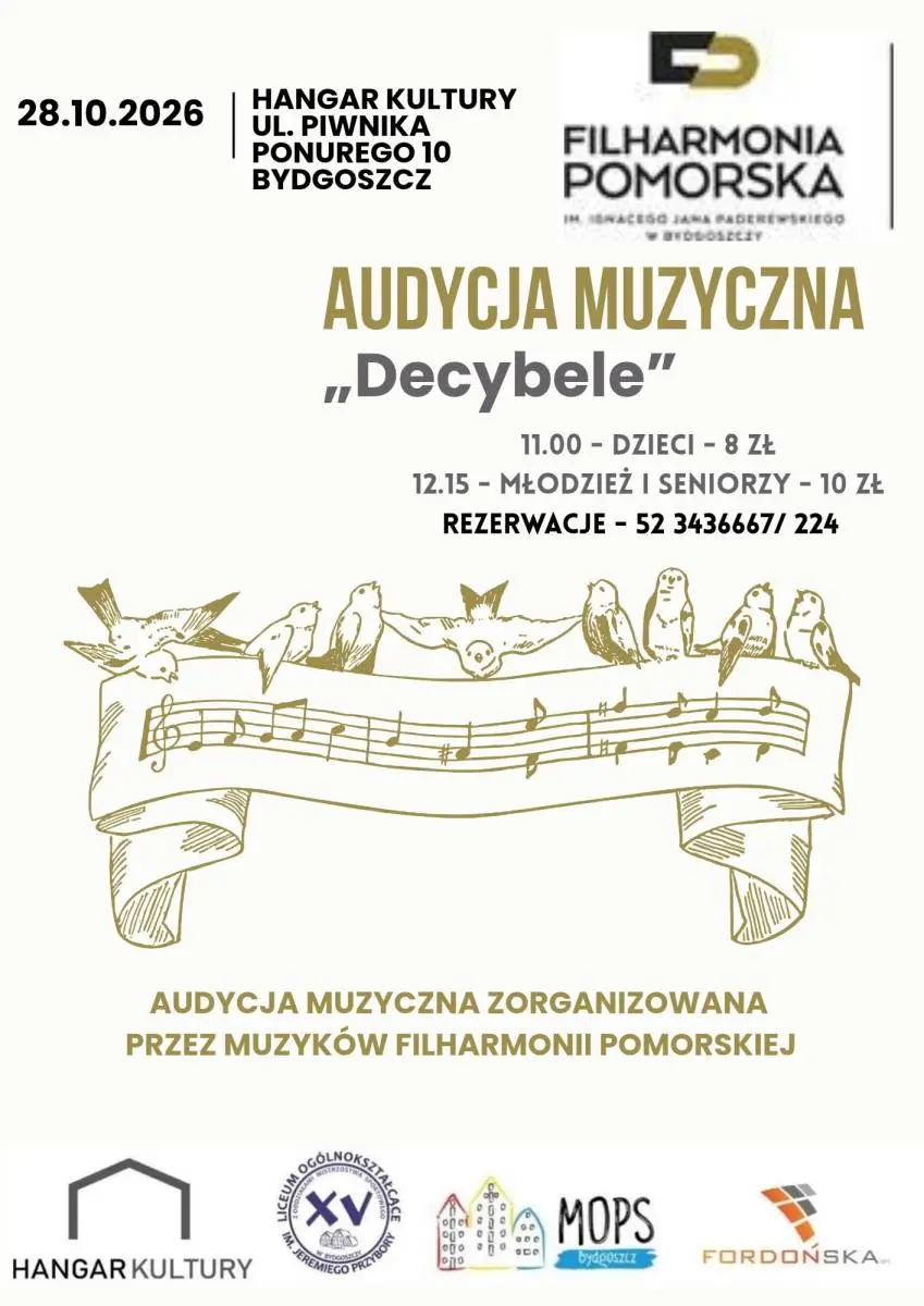 Audycja Muzyczna dla dzieci DECYBELE