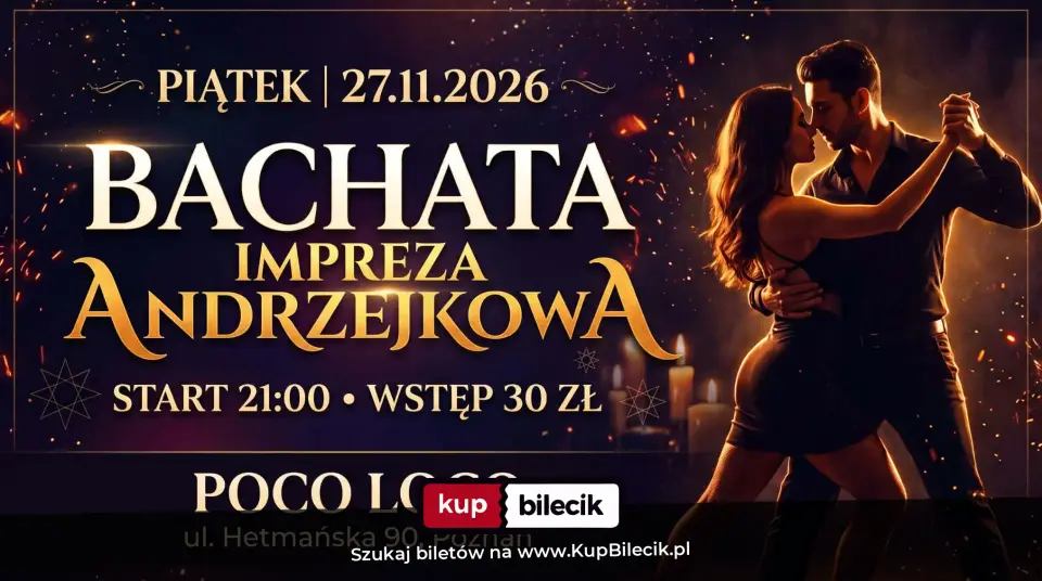 BACHATA - warsztaty taneczne – Bachata Impreza Andrzejkowa