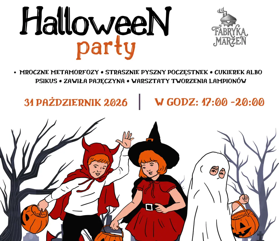 Bal Halloween w Fabryce Marzeń