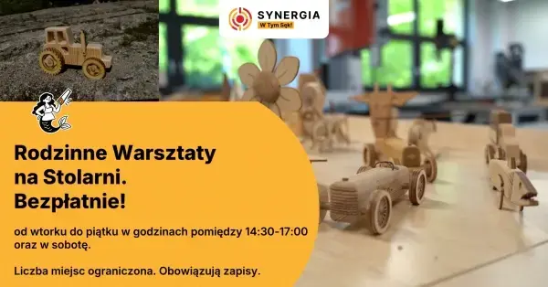 Bezpłatne Popołudniowe Warsztaty na Stolarni - Pracownia W Tym Sęk!