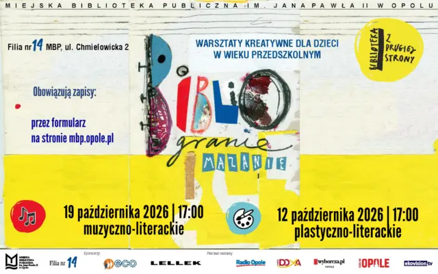 Biblio-Granie i Mazanie: warsztaty plastyczne