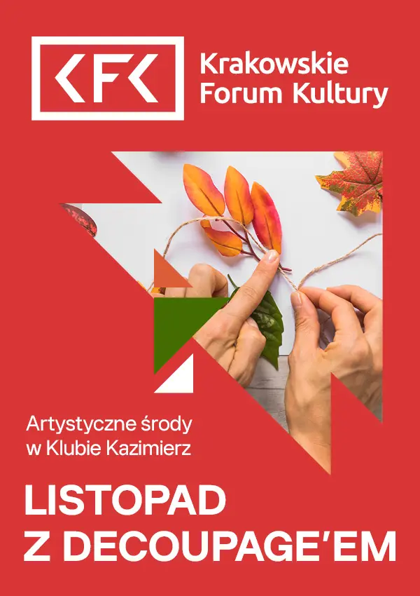 (Bilet rodzinny) Artystyczne środy | Listopad z decoupage’em