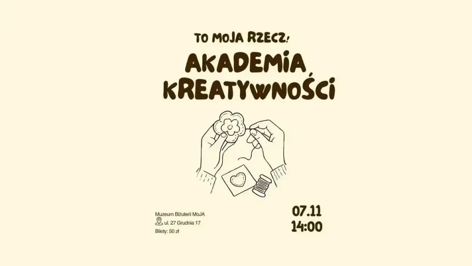BIŻUTERIA Z FILCU | Warsztaty w MoJA