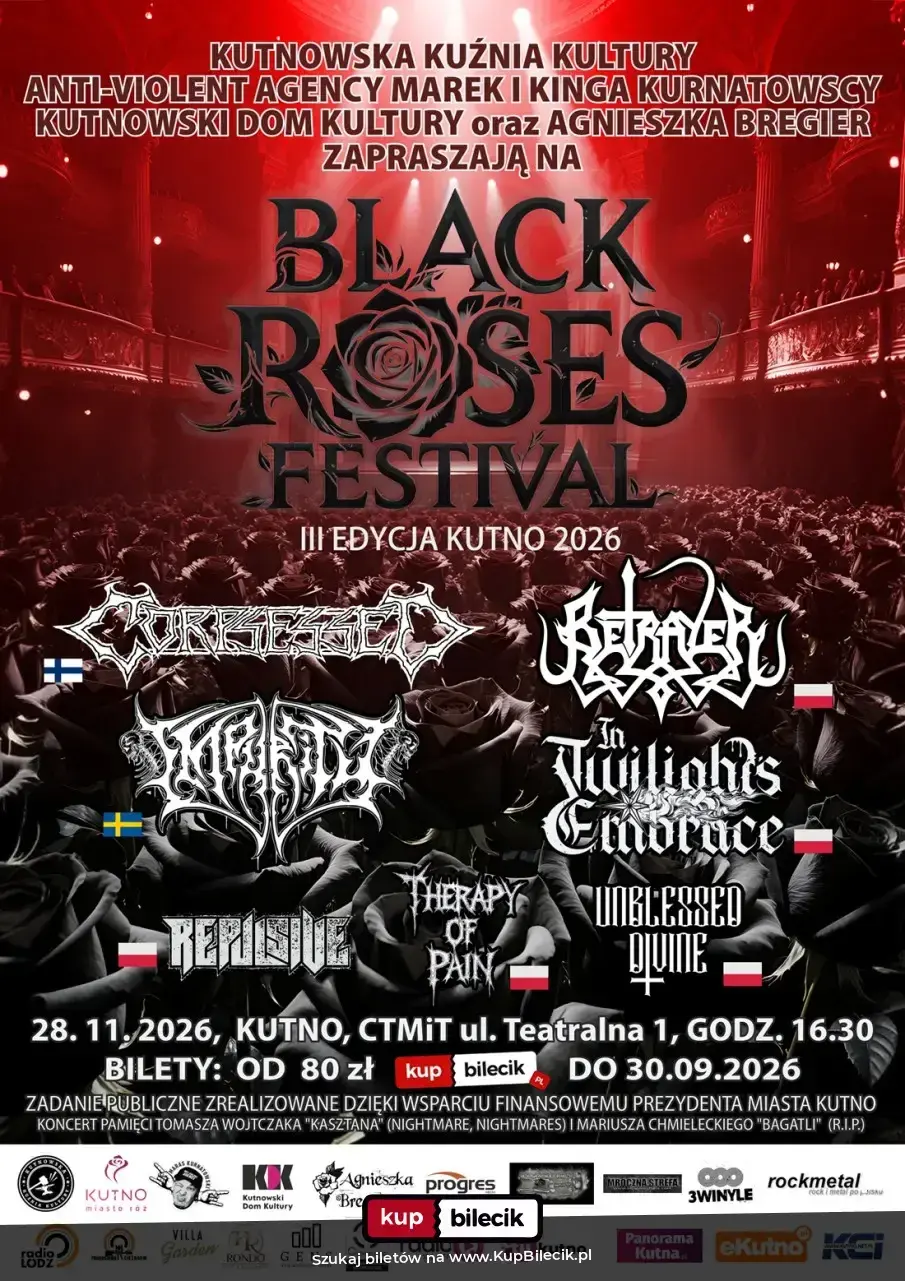 BLACK ROSES FEST KUTNO 2026 III EDYCJA