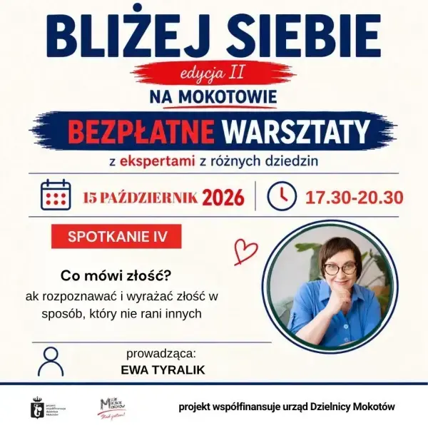 BLIŻEJ SIEBIE - edycja II – SPOTKANIE IV - CO MÓWI ZŁOŚĆ?