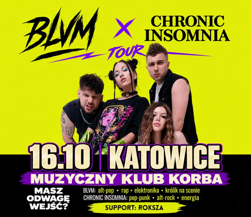 BLVM X CHRONIC INSOMNIA | KATOWICE | Gościnnie: ROKSZA