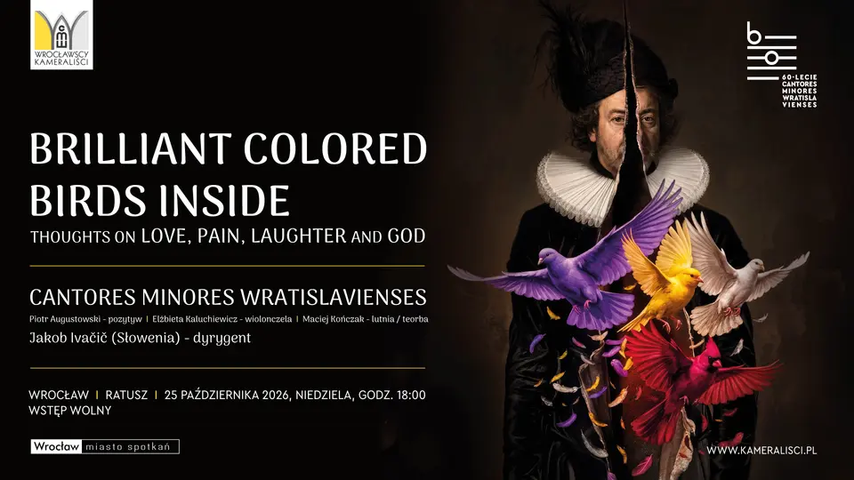 Brilliant colored birds inside - Thoughts on love, pain, laughter and God [koncert]