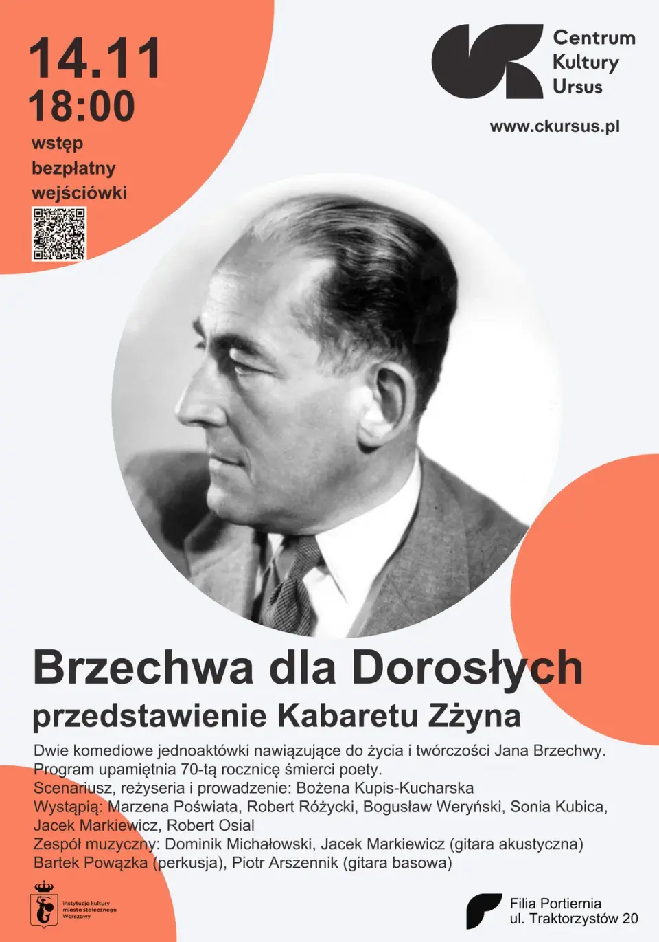 „Brzechwa dla Dorosłych” – przedstawienie Kabaretu Zżyna