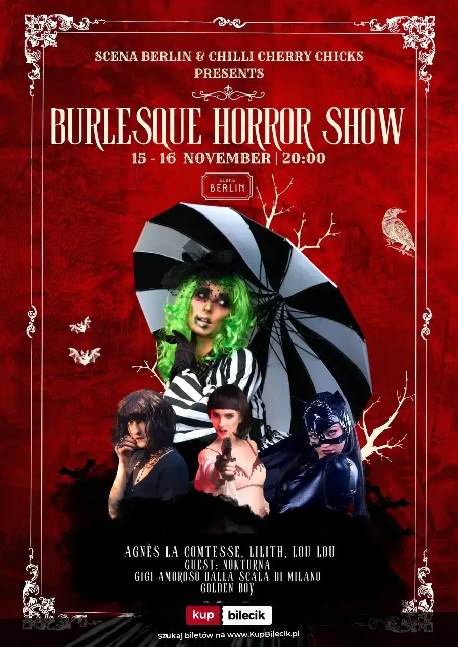 Chilli Cherry Chicks Burlesque Revue – Wielka Sylwestrowa Gala Burleski (17:00)