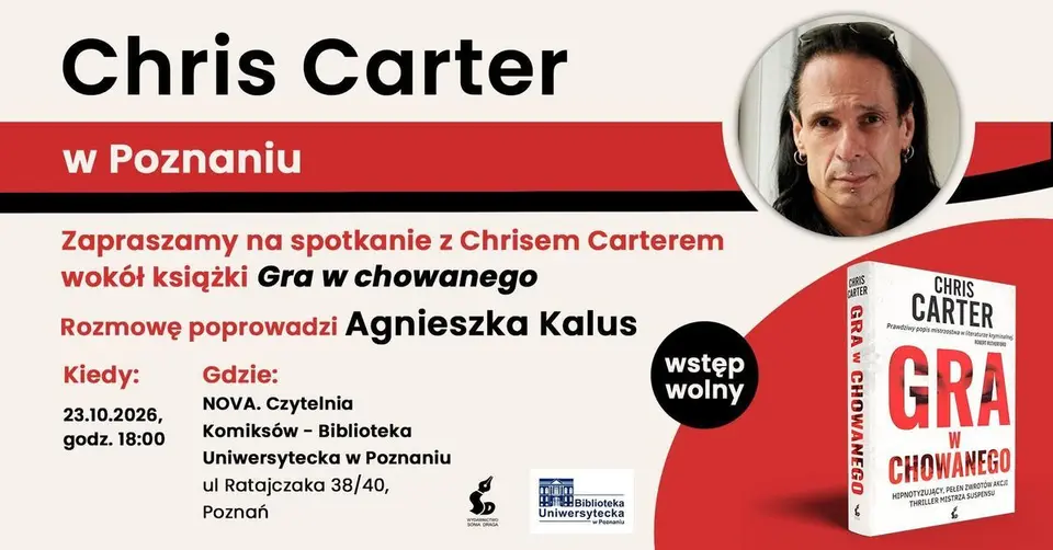 Chris Carter w Poznaniu!