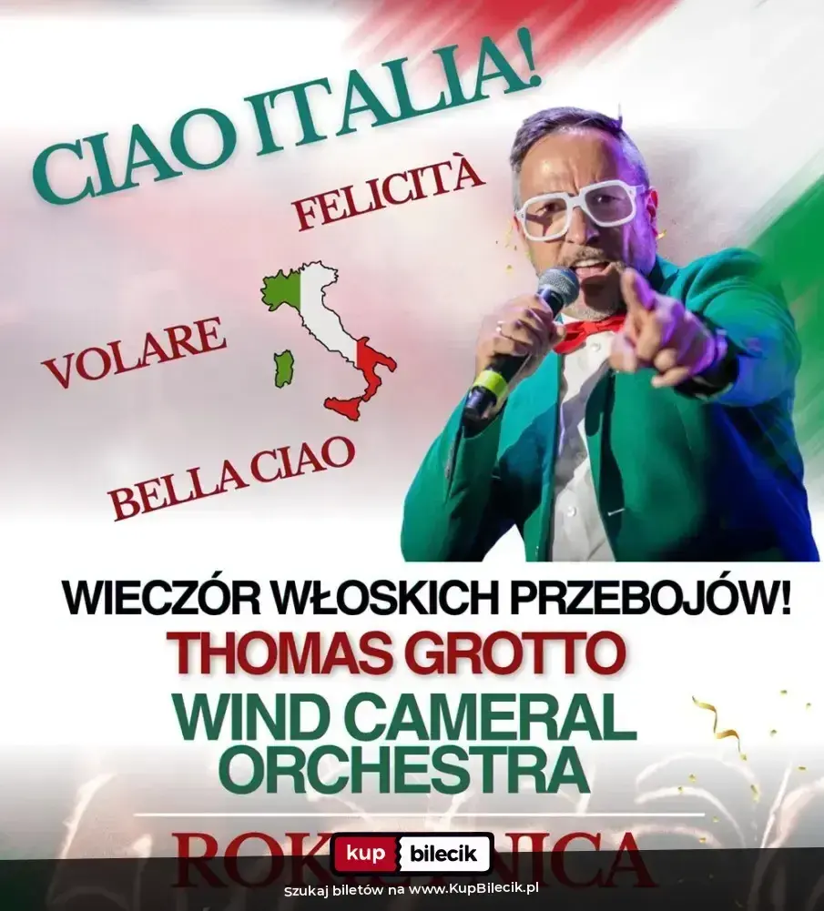 "Ciao Italia" Thomas Grotto i Wind Cameral Orchestra