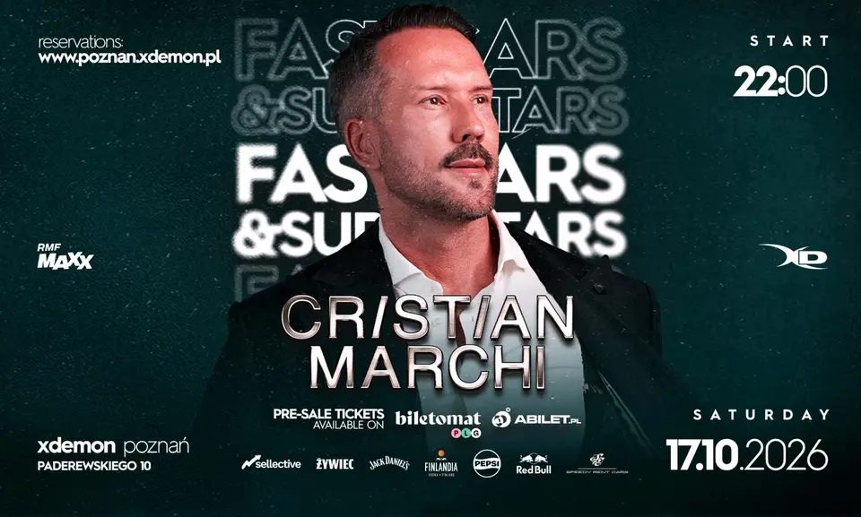 Cristian Marchi "Fast Cars & Superstars" | X-Demon Poznań