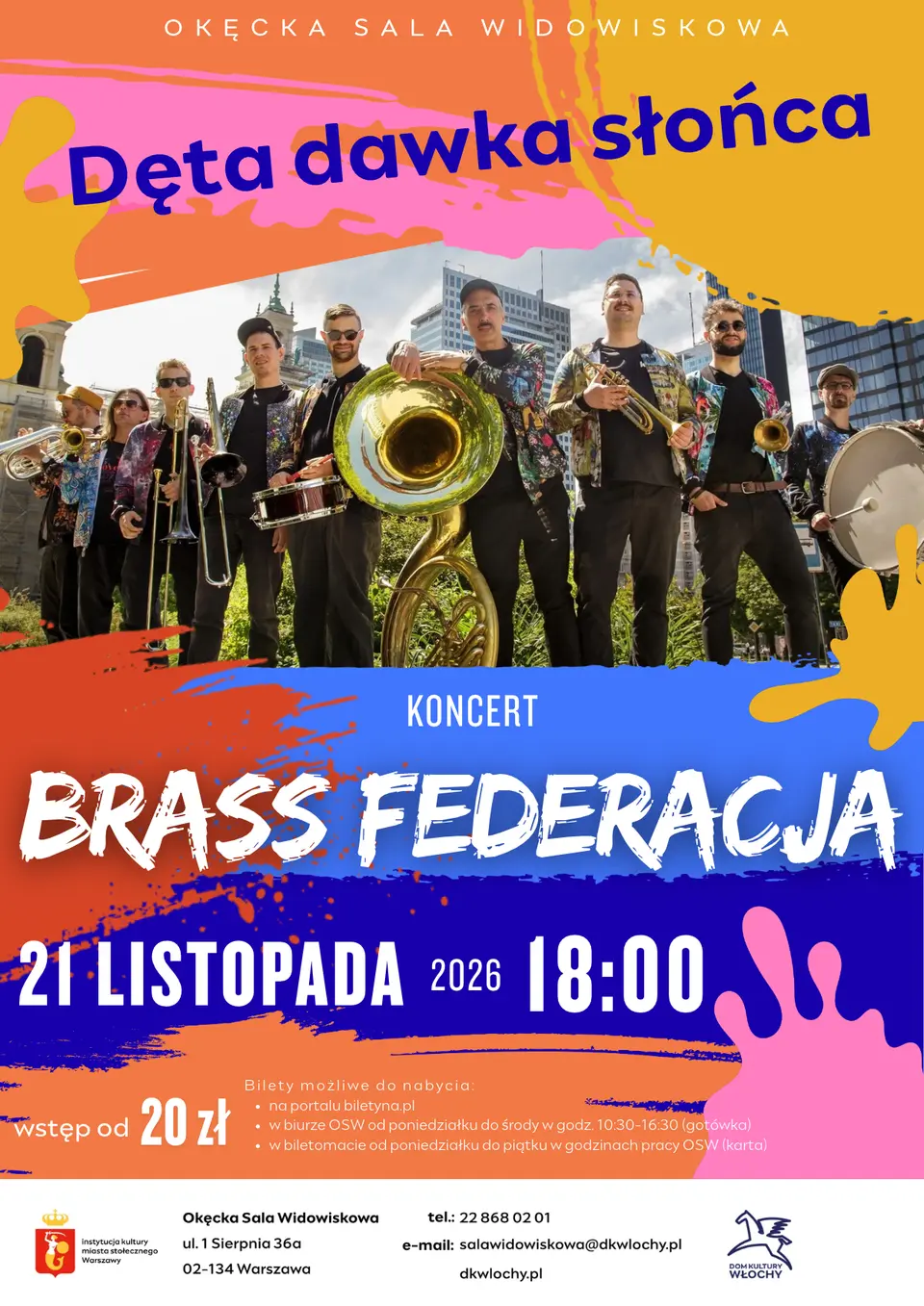Dęta dawka słońca - koncert zespołu Brass Federacja