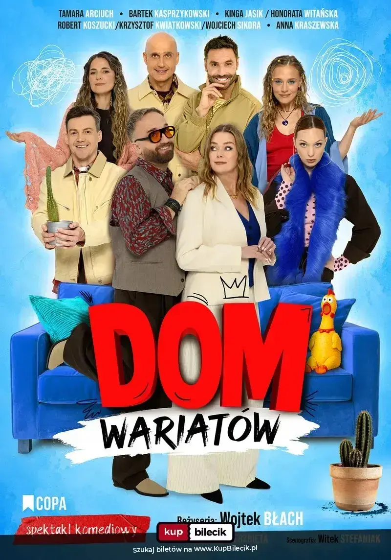 DOM WARIATÓW - spektakl komediowy