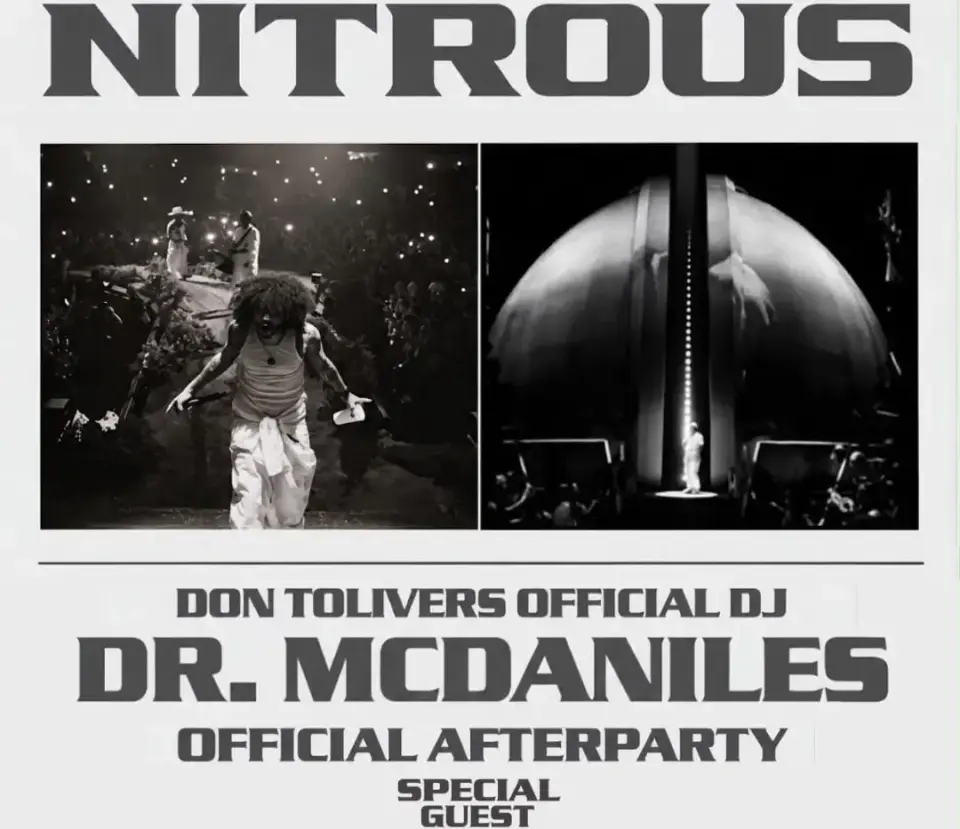 DON TOLIVER — NITROUS OFFICIAL AFTERPARTY