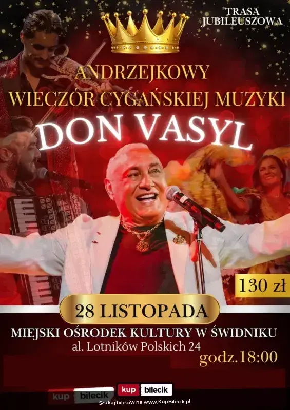 Don Vasyl i Gwiazdy Cygańskiej Pieśni – Andrzejkowy Wieczór Muzyki Cygańskiej