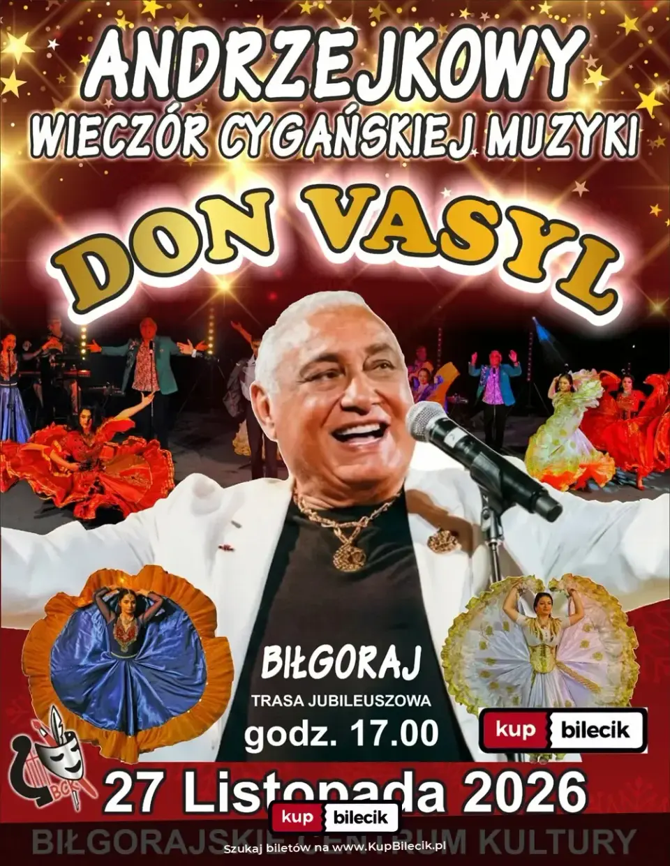 Don Vasyl i Gwiazdy Cygańskiej Pieśni – ANDRZEJKOWY WIECZÓR MUZYKI CYGAŃSKIEJ