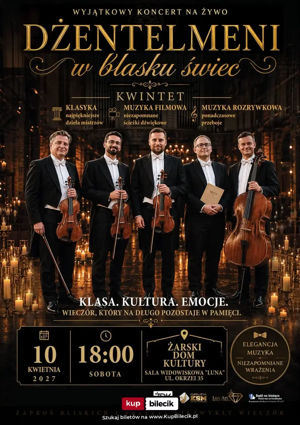 Dżentelmeni w blasku świec