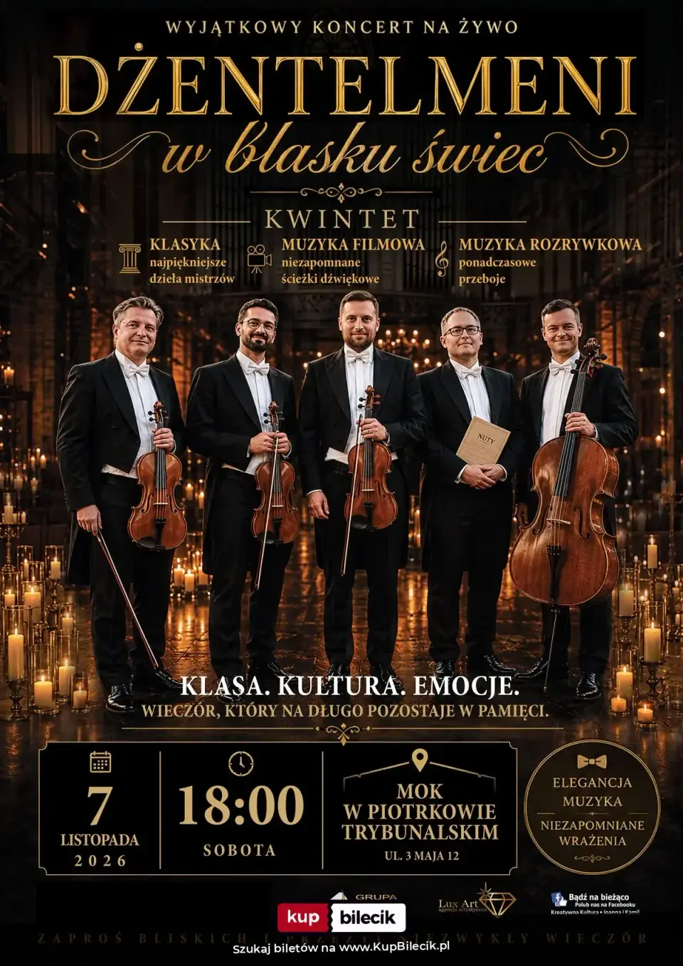 Dżentelmeni w blasku świec