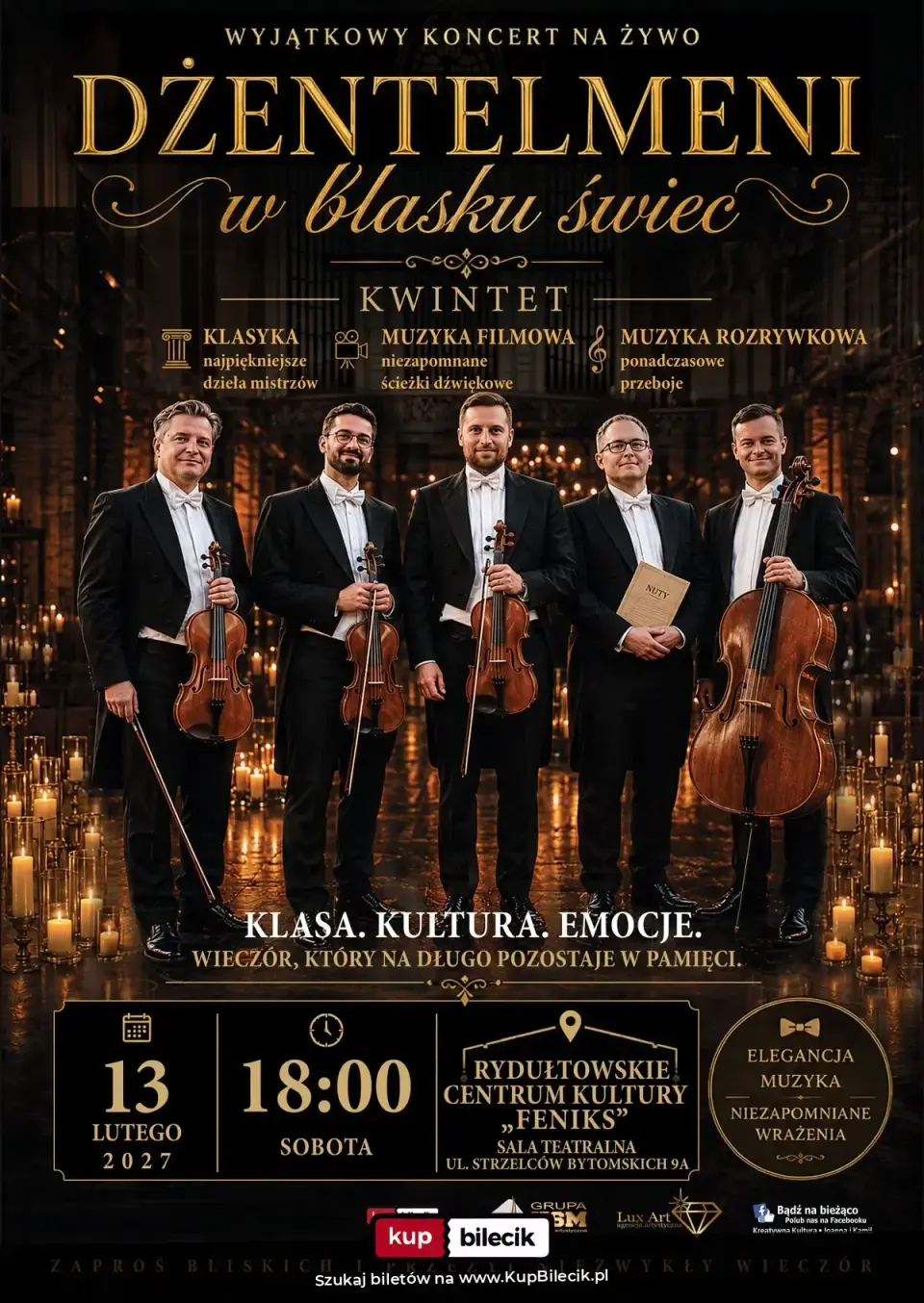 Dżentelmeni w blasku świec