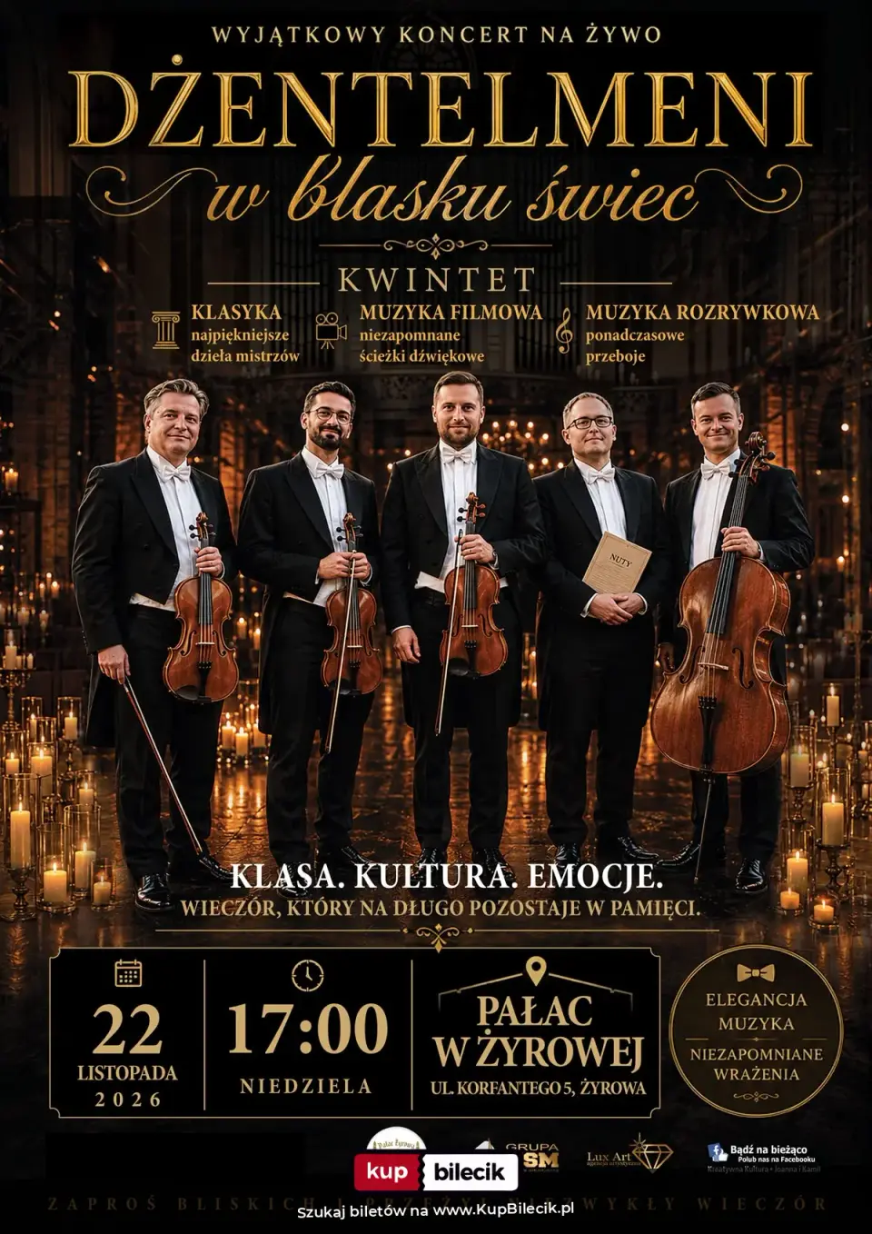 Dżentelmeni w blasku świec
