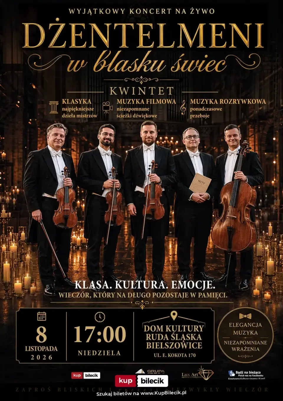 Dżentelmeni w blasku świec