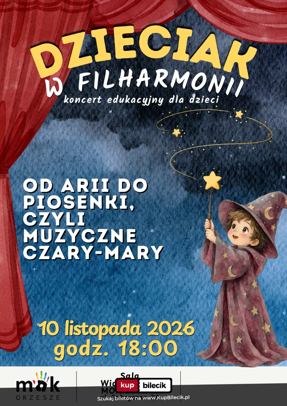 Dzieciak w filharmonii – Koncert umuzykalniający dla dzieci