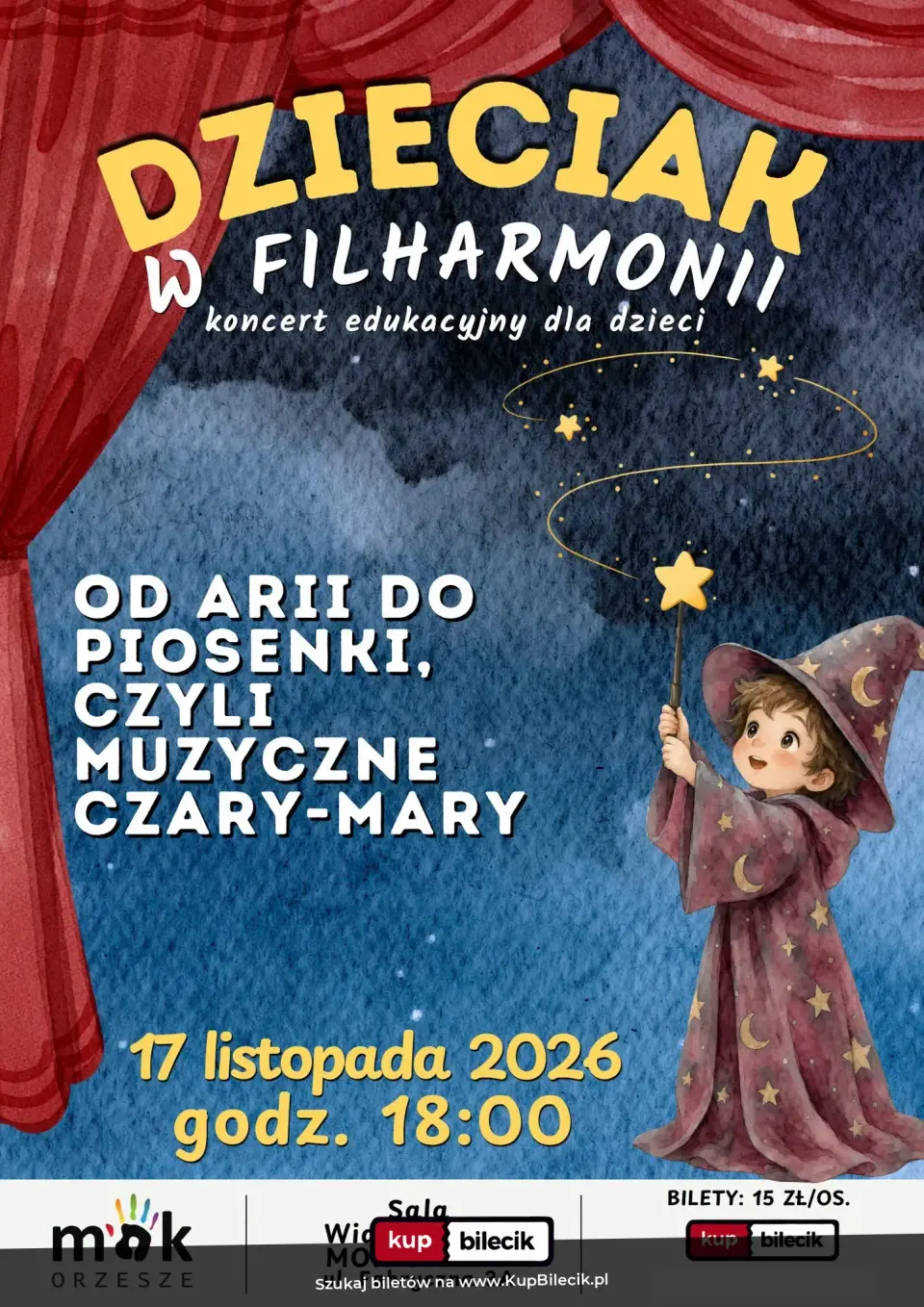 Dzieciak w filharmonii – Koncert umuzykalniający dla dzieci