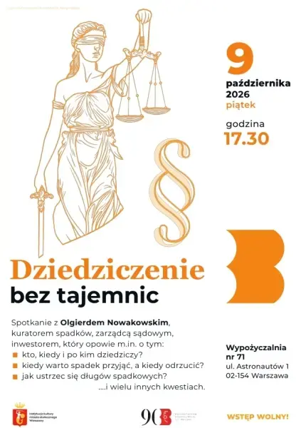 "Dziedziczenie bez tajemnic" - spotkanie z ekspertem