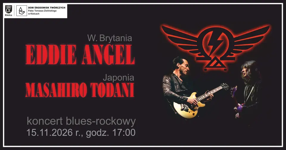 Eddie Angel (W. Brytania) & Masahiro Todani (Japonia) – koncert blues-rockowy