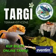 Exoticarium Gniezno+ Wystawa pająków - wejście od 12:00