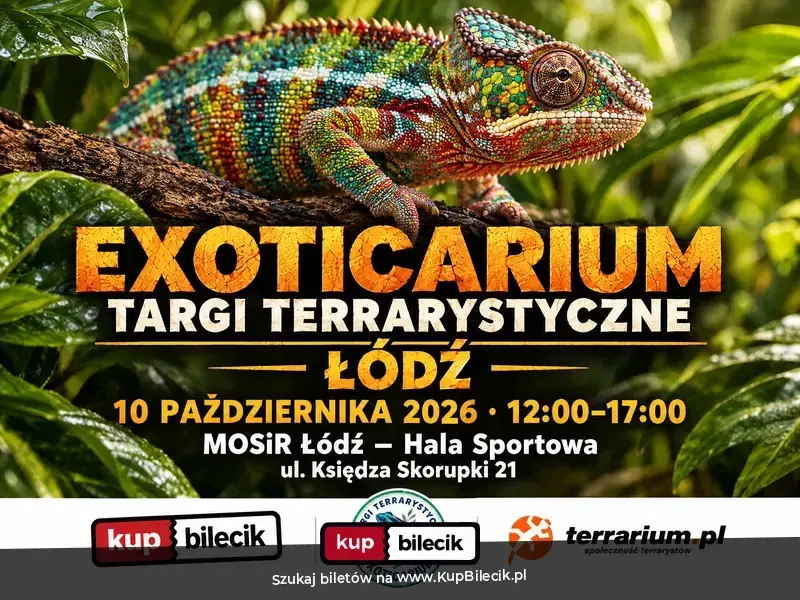 Exoticarium - Targi Terrarystyczne + Wystawa Pająków