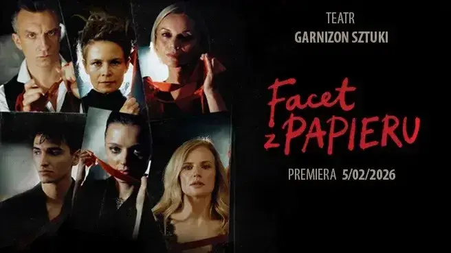 Facet z papieru