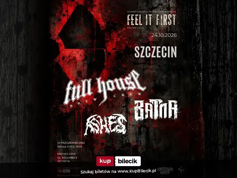 FEEL IT FIRST - MINI TOUR 2026 – Full House Brew Crew + BATNA + ASHES