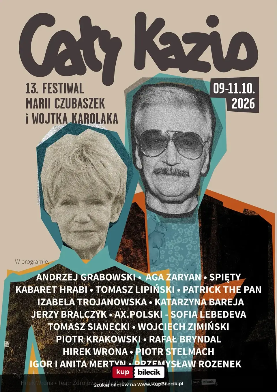 Festiwal Marii Czubaszek i Wojciecha Karolaka – CI-FACE-CI: Kabaret Hrabi