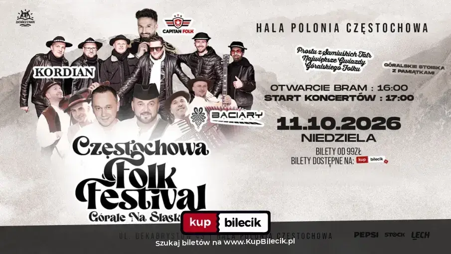 Folk Festival Częstochowa Baciary/ Capitan Folk/ Kordian