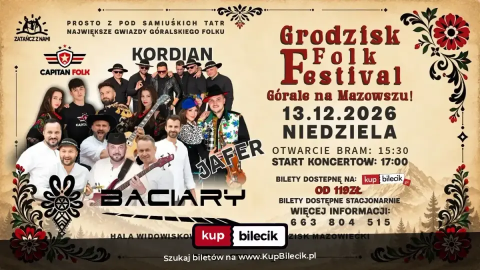 Folk Festival - Górale Na... – Baciary / Kordian / Capitan Folk / Kapela Jafer