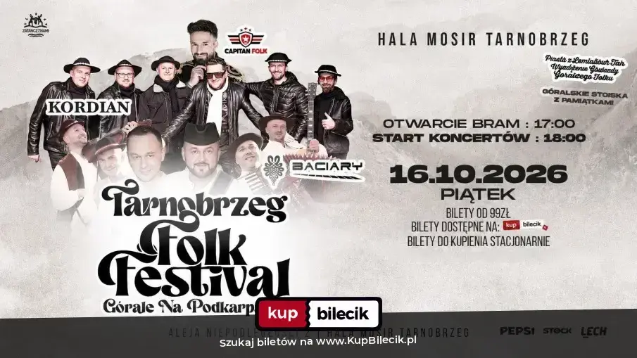 Folk Festival Górale na Podkarpaciu - Baciary / Capitan Folk / Kordian