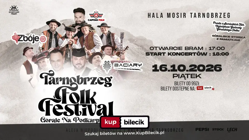 Folk Festival Górale na Podkarpaciu - Baciary / Capitan Folk / Zbóje